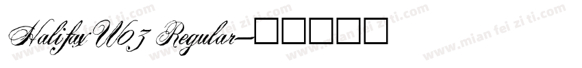 Halifax W03 Regular字体转换